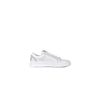 GCDS Sneakers, female, White, 4 UK, Leather Trainers with Rubber Sole