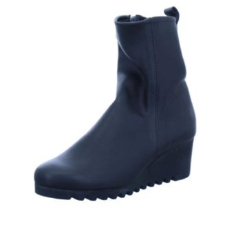 Arche Schoenen, Dames, Blauw, 38 EU, Zwarte dameslaarzen, weerbestendig en stijlvol