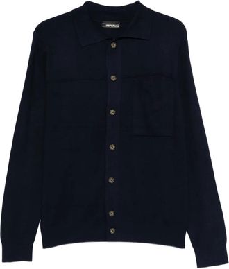 Imperial Cardigan con bottoni - Blu