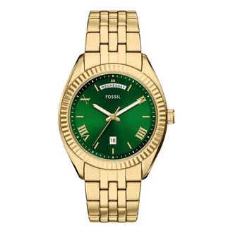 Fossil Accessoires, Heren, Geel, ONE Size, Campbell Horloge