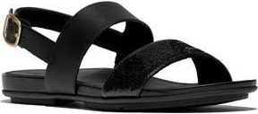 FitFlop Gracie Sequins Slingback Sandal in Black at Nordstrom Rack, Size 9