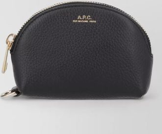A.P.C. neige leather card holder