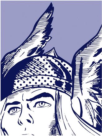 Komar Bild »The Mighty Thor« Natur 1 Stk. tlg. Wandbild zur Dekoration im Kinderzimmer - ohne Rahmen