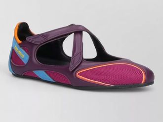 The Attico mesh cutout ballet flats