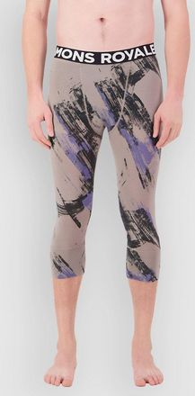 Mons Royale Merino Cascade Flex 3/4 Legging Pantaloni Funzionali fantasia