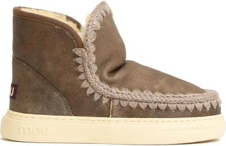 Mou Eskimo Sneaker Bold - Dames - Winterlaarzen - Bruin - 39 EU - Leer - Schoenen