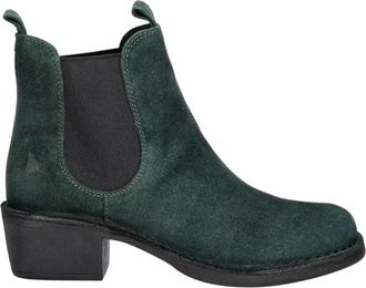 FLY London Memefly Enkellaarsjes - Dames - Schoenen - Groen - Maat: 41 EU Su&egrave;de