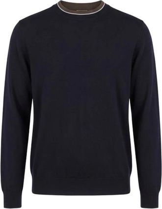 PESERICO Maglia Tricot U - Knitwear - Hombre - Azul - 2XL