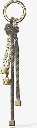 Michael Kors Gold-Tone and Speckled Cord Bag Charm