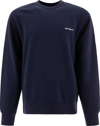 Carhartt Work in Progress Carhartt Wip Script Embroidery Sweatshirt