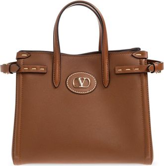 Valentino Garavani Leren tas - Dames - Handtassen - Bruin - ONE Size - Leer - Tassen
