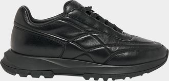 Givenchy Mens Tonal Leather Low-Top Sneakers