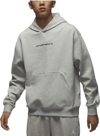Nike Jordan Air Jordan Hoop Fleece Dri-Fit Pullover Hoodie Grey Heather HF0281-050