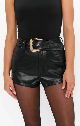 Show me your Mumu Asher Shorts In Black Faux