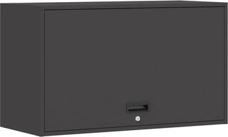 vidaXL Armario De Pared Para El Garaje Negro 90 X 40 X 53 Cm Vidaxl