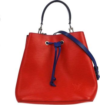 Louis Vuitton Neonoe Epi Leather Red Leather Handbag (Pre-Owned)