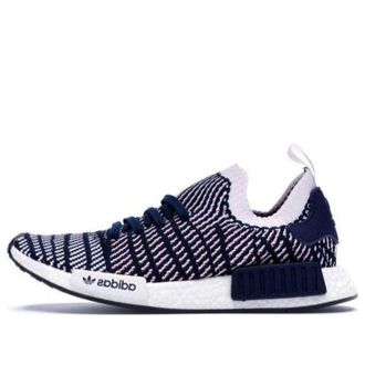 adidas NMD_R1 STLT Primeknit Navy White Red D96821