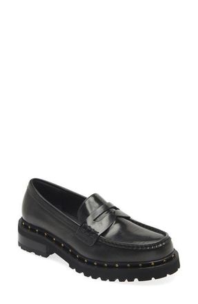 Golden Goose Chunky Studded Loafer in Black at Nordstrom, Size 7Us