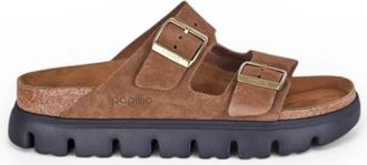 Birkenstock Arizona Chunky Narrow Fit - Dames - Sandalen - Bruin - 40 EU - Leer - Schoenen