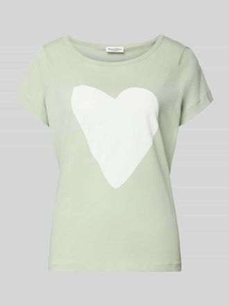 Marc O'Polo Regular Fit T-Shirt aus reiner Baumwolle in Hellgruen, Gr&ouml;&szlig;e XXL