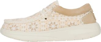 Hey Dude Wendy Comf Cottage Crochet - Dames - Veterschoenen - Beige - 37 EU - Su&egrave;de - Schoenen