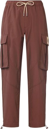 Nike Jordan Mens Air Jordan Flight Heritage Big Pocket Cargo Woven Drawstring Casual Joggers/Pants/Trousers Light Chocolate DC7451-284