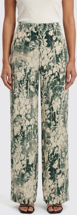 Pantaloni Torino Pantaloni Lorenza PT Torino in raso stampato