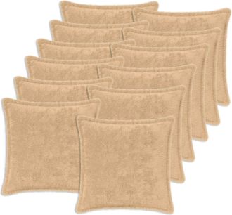 vidaXL Funda De Almohada 12 Uds. Houten Crema 40 X 40 Cm Vidaxl