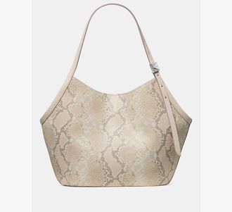 Kate Spade New York Deco Snake Embossed Tulip Tote Bag