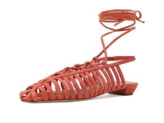 Bernardo Geneva Womens Flat Shoes Sunset Orange : 8.5 M, Leather