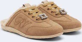 Roger Vivier Mules Viv Low de ante adornados