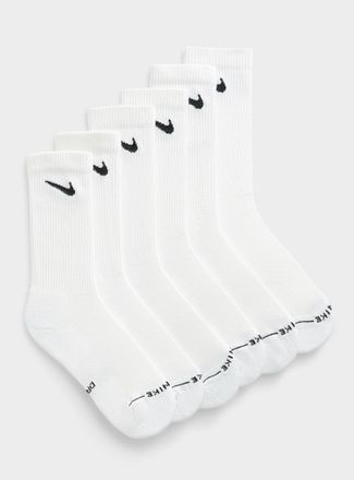 Nike Womens Everyday Elevated ribbed socks 6-pack