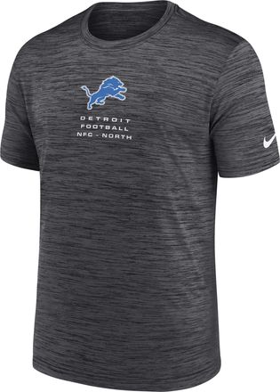 Nike Detroit Lions Velocity Nike Mens Dri-FIT NFL T-Shirt in Grey | NKPQ06F9J-QMV
