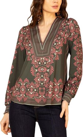 Hale Bob Long Sleeve Addisyn Blouse