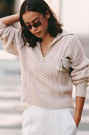 Varley Camello Long-Sleeve Wool Blend Top