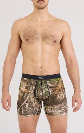 Saxx Vibe Xtra Soft Comfort Boxer Briefs in Real Tree Edge-Multi at Nordstrom, Size Xx-Large
