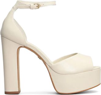 Carrano 130mm leather sandals - women - Calf Leather/Calf Leather/Calf Leather - 39 - White