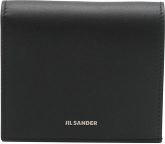 Jil Sander Black Smooth Matte Rectangular Wallet