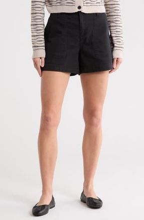 Sanctuary Socialize Denim Shorts in Black at Nordstrom Rack, Size X-Small