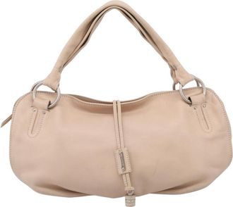 Celine Bittersweet Leather Beige Leather Handbag (Pre-Owned)