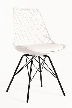Regalos Miguel Regalos Miguel - Packs Sillas Comedor - Pack 4 Sillas Iron Mima - Blanco