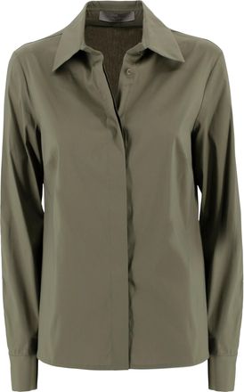 D.exterior D. Exterior Sage Green Cotton Shirt