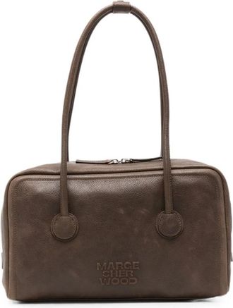 Margesherwood Logo-embossed Leather Shoulder Bag