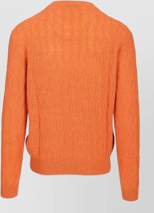 Etro cashmere cable-knit crew-neck sweater