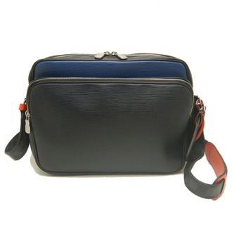 Louis Vuitton Blue Oxford Navy Blue Damier Canvas Epi Leather Shoulder Bag (Pre-Owned)