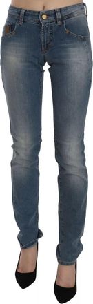 John Galliano Denim Jeans met Versierde Details