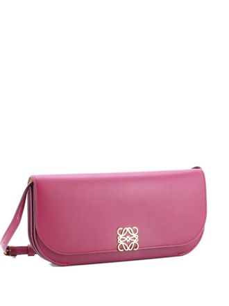 Loewe Goya Leather Long shoulder bag - Purple