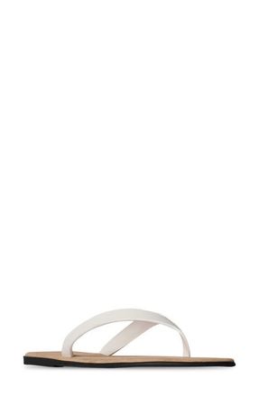 The Row Beach Flip Flop in Optic White at Nordstrom, Size 5.5Us