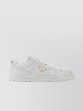 Prada leather low-top sneakers