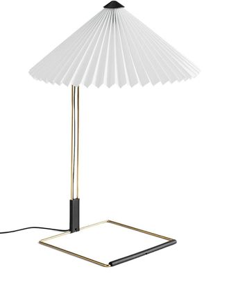 HAY Matin table lamp - unisex - Brass/Cotton - One Size - White